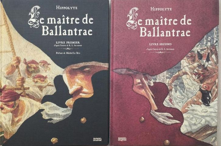 2 BD Le maître de Ballantrae d'Hippolyte (EO), Boeken, Stripverhalen, Zo goed als nieuw, Complete serie of reeks, Ophalen of Verzenden