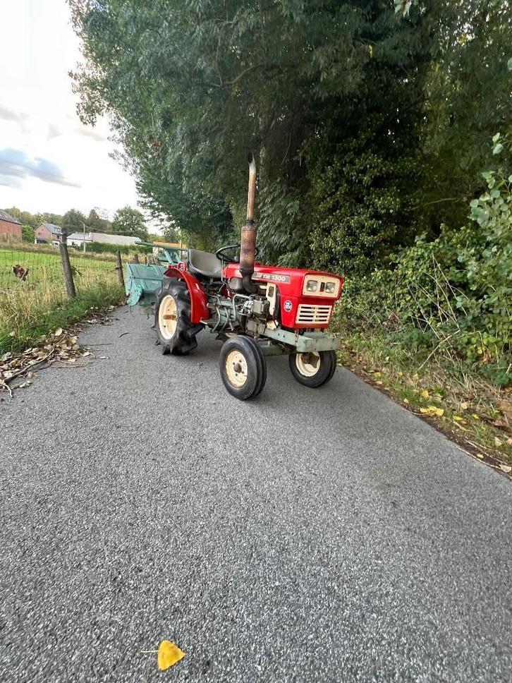**prachtige compacte Yanmar ym1300 16pk met frees 858uren!**, Zakelijke goederen, Landbouw | Tractoren, 250 tot 500 cm, Overige merken