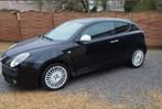 ALFA ROMEO MITO DIESEL 1300 JUNIOR 2015 NAVIGATION, Autos, MiTo, Berline, Noir, Jantes en alliage léger