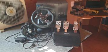 Logitech g920 stuur + pedalen + shifter, Enlèvement ou Envoi, Comme neuf, Volant ou Accessoire de sport