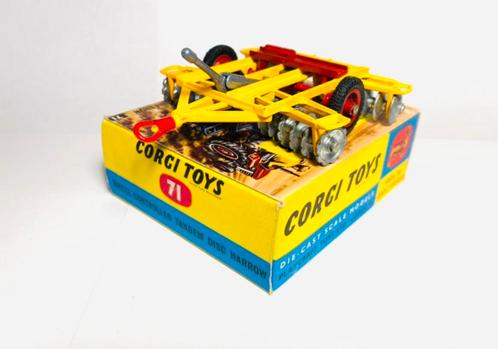 Corgi Toys Wheel Controlled Tandem Disc Harrow, Hobby en Vrije tijd, Modelauto's | 1:43, Nieuw, Tractor of Landbouw, Corgi, Verzenden