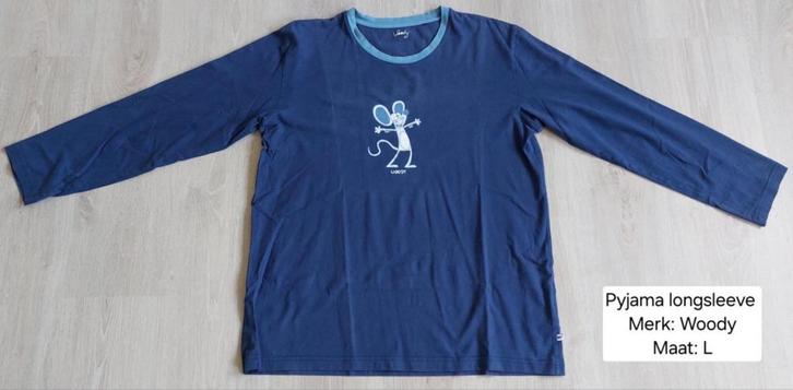 Pyjama longsleeve heren: S. Oliver maat L (NIEUWSTAAT), Kleding | Heren, Pyjama's, Nieuw, Maat 52/54 (L), Ophalen of Verzenden