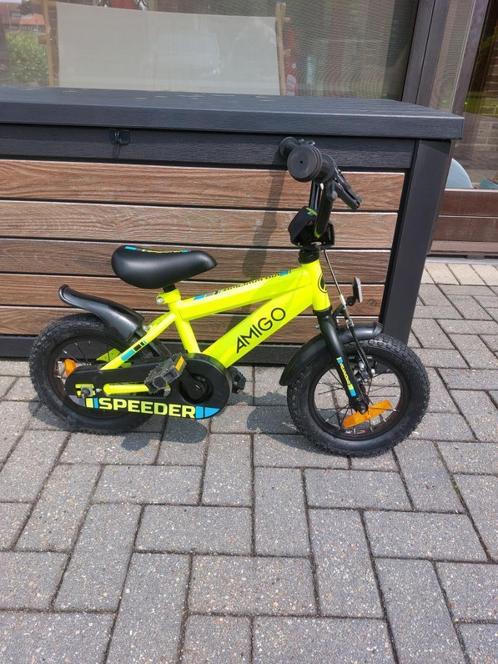 Fiets 12 inch, Fietsen en Brommers, Fietsen | Kinderfietsjes, Zo goed als nieuw, Minder dan 16 inch, Zijwieltjes, Ophalen