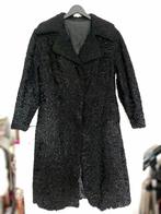 Manteau Vintage en fourrure noir, Taille 42/44 (L), Enlèvement ou Envoi, TOPOR Bruxelles, Comme neuf