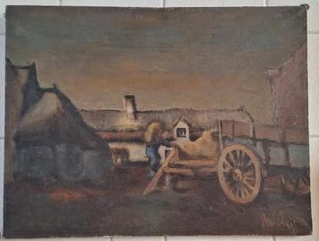 Jules Boulez, Oudenaarde, doek, 64 x 84 cm, Bij de hoeve beschikbaar voor biedingen