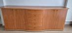Massief houten dressoir van 234 cm beukenhout, Huis en Inrichting, Kasten | Buffetkasten, Ophalen, Gebruikt, 200 cm of meer, Minder dan 100 cm