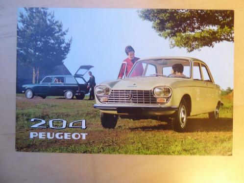 Brochure PEUGEOT 204, français, 1970, Livres, Autos | Brochures & Magazines, Peugeot, Envoi