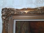 Zeer grote houten gouden  kader, Ophalen