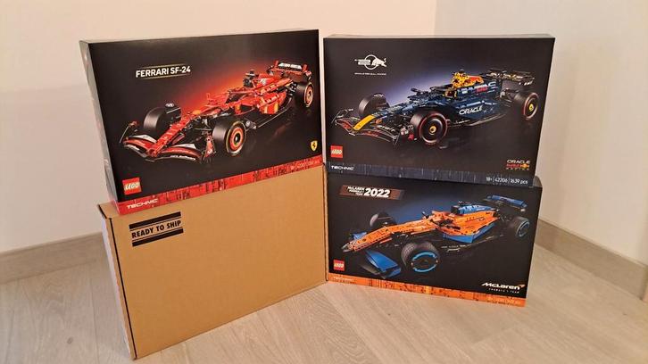 4 lego technic F1 sets, Kinderen en Baby's, Speelgoed | Duplo en Lego, Nieuw, Lego, Ophalen