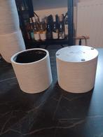 2 X CAPRI EUROPE BLOEMPOTTEN NR2, Tuin en Terras, Kunststof, Gebruikt, Ophalen of Verzenden, Balkon