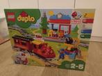 Lego duplo stoomtrein 10874 met uitbreiding 10872, Ophalen, Zo goed als nieuw, Complete set, Duplo