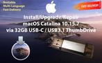 Installez macOS Catalina 10.15.7 via une Clé USB-C sans DVD, Informatique & Logiciels, MacOS, Envoi, Neuf
