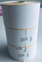3 x Zebra 57x76mm, direct thermal 930 labels perm 3007209-T, Ophalen of Verzenden, Nieuw, Etiket