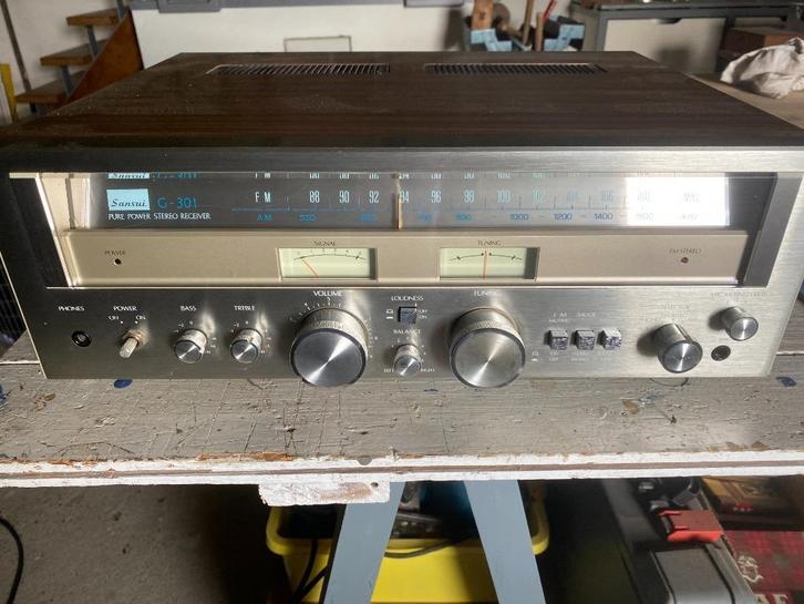 Sansui G301 radio 1978, Audio, Tv en Foto, Tuners, Gebruikt, Analoog, Ophalen