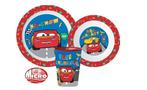 Disney Cars Kinderservies met Beker - Magnetron, Kinderen en Baby's, Ophalen of Verzenden, Nieuw