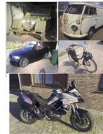 Collectie Classic / oldtimers/Motorfietsen/Solex te Koop, Auto's, Achterwielaandrijving, Cabriolet, Zwart, Leder
