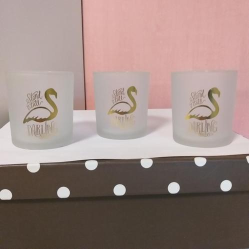 Drie DARLING kandelaars, Huis en Inrichting, Woonaccessoires | Kandelaars en Kaarsen, Nieuw, Ophalen of Verzenden