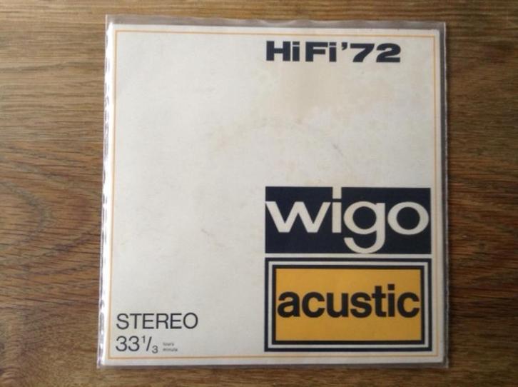 single wigo acustic, Cd's en Dvd's, Vinyl Singles, Single, Jazz en Blues, 7 inch, Ophalen of Verzenden