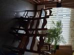 Eiken tafel met stoelen, Huis en Inrichting, Tafels | Eettafels, Ophalen, Gebruikt, Klassiek, Vijf personen of meer