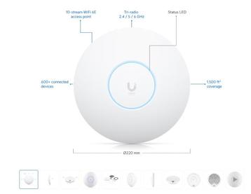 unifi u6 entreprise wifi access point beschikbaar voor biedingen