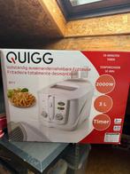 FRITEUSE 3 L QUIGG, 3 à 4 litres, Enlèvement ou Envoi, Neuf, Pan intérieur amovible