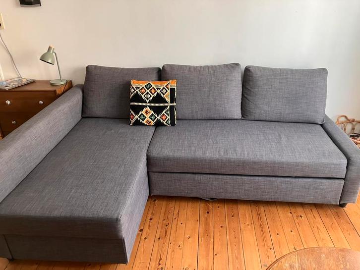 Canapé convertible friheten IKEA, Maison & Meubles, Chambre à coucher | Canapés-lits, Comme neuf, Gris, Enlèvement