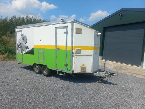 Decontaminatie unit, dichte aanhanger met douche en toilet, Auto diversen, Aanhangers en Bagagewagens, Gebruikt, Ophalen