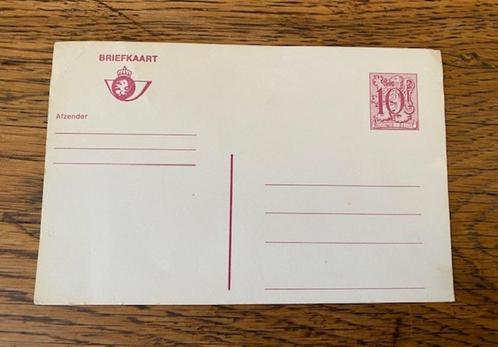 Oude Blanco Gele Briefkaart 10 Fr, Postzegels en Munten, Brieven en Enveloppen | België, Briefkaart, Ophalen of Verzenden