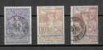 Belgische postzegels - 71/73, Postzegels en Munten, Verzenden, Gestempeld
