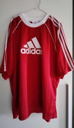 Deux t-shirts Adidas, Porté, Football, Rouge, Taille 56/58 (XL)