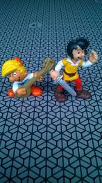 Jehan et Pirlouit unis - 2.0498 + 2.0499, Enlèvement ou Envoi, Utilisé, Différents Schtroumpfs, Poupée, Figurine ou Peluche