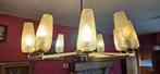 Kroonluchter met 10 led-lampen - vintage, Huis en Inrichting, Lampen | Kroonluchters, Ophalen, Gebruikt