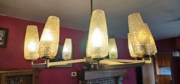Kroonluchter met 10 led-lampen - vintage beschikbaar voor biedingen