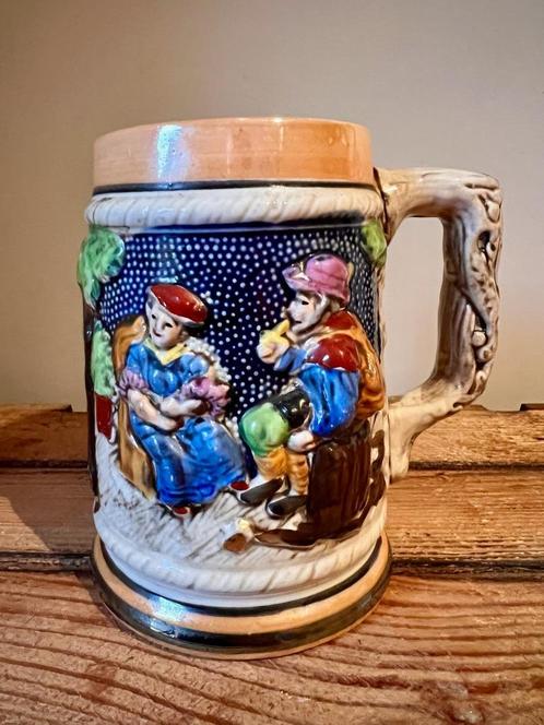 Duitse bierpul of Stein voor Oktoberfest vintage, Antiek en Kunst, Curiosa en Brocante, Ophalen of Verzenden