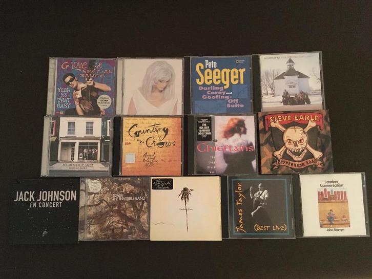 Collectie Folk (rock) CD's 1,5 euro voor 1 cd, CD & DVD, CD | Country & Western, Enlèvement ou Envoi