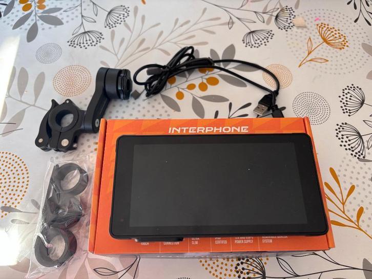 Interphone Ridesync - Android Auto / Apple Carplay, Motoren, Accessoires | Navigatiesystemen, Zo goed als nieuw, Ophalen