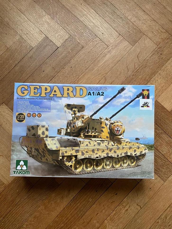 GEPARD - BELGISCH LEGER - 1/35, Hobby en Vrije tijd, Modelbouw | Auto's en Voertuigen, Nieuw, Tank, 1:32 tot 1:50, Overige merken