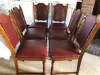 degelijke stoelen, met leder bekleding, Enlèvement, Utilisé, Cinq, Six Chaises ou plus