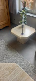 Salon & bijzetafel in travertin 400€ samen, Huis en Inrichting, Ophalen, Overige materialen, 50 tot 100 cm, 50 tot 100 cm