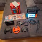 Nintendo switch oled met 5 games, Ophalen of Verzenden, Zo goed als nieuw, Switch OLED