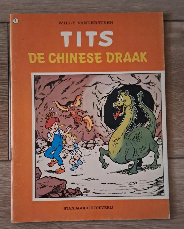 9 - Tits - De Chinese Draak, Boeken, Stripverhalen, Gelezen, Eén stripboek, Ophalen of Verzenden