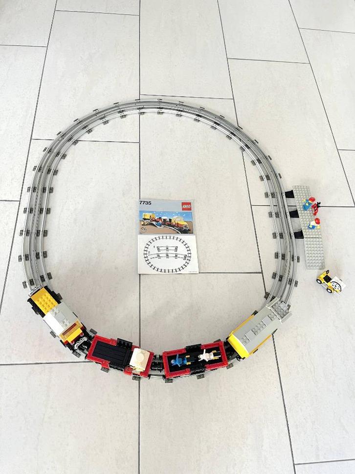 LEGO - 7735 Goederentrein, Kinderen en Baby's, Speelgoed | Duplo en Lego, Gebruikt, Lego, Complete set, Ophalen of Verzenden