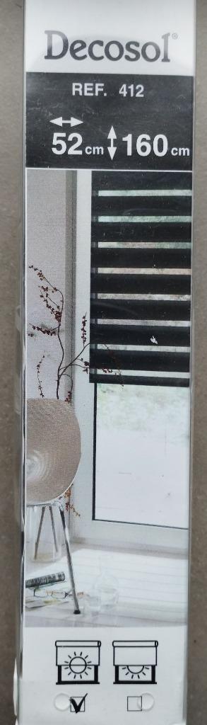 Nieuw wit rolgordijn van merk Decosol, Neuf, 50 à 100 cm, Tijdloos, Blanc