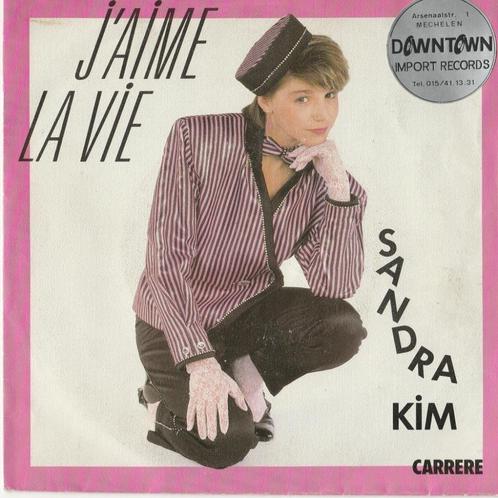 45T vinyl single van Sandra Kim, Cd's en Dvd's, Vinyl | Pop, Zo goed als nieuw, 1980 tot 2000, Overige formaten, Ophalen of Verzenden