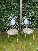 2 chaises de jardin anciennes en fer forgé, Jardin & Terrasse, Enlèvement, Utilisé, Métal