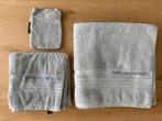 Karl Lagerfeld handdoekenset grijs, Huis en Inrichting, Badkamer | Badtextiel en Accessoires, Grijs, Ophalen of Verzenden