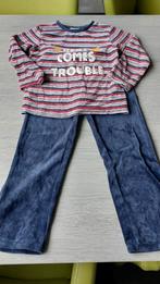Pyjama jongen maat 110 velours, Kinderen en Baby's, Nacht- of Onderkleding, Gebruikt, Ophalen of Verzenden, Jongen
