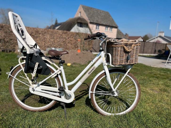 Fietsstoel Yepp achterzitje, Fietsen en Brommers, Fietsaccessoires | Fietsstoeltjes, Gebruikt, Achterzitje, Voetsteuntjes, Ophalen