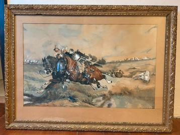 Aquarel Maurice Debondt 1914 beschikbaar voor biedingen