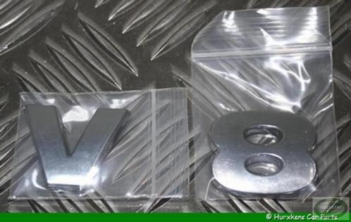 Chrome letters V8 in 3D Land Rover Discovery 3 & 4, Auto-onderdelen, Carrosserie, Nieuw, Ophalen of Verzenden